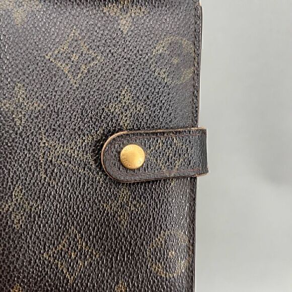 Louis Vuitton Vintage Monogram Bifold Wallet Kisslock Old Money Dark Academia - Picture 3 of 16